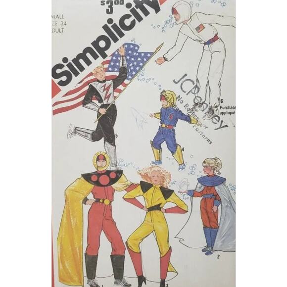 Simplicity 5299 Pattern Adult Child Medium 36-38 Space Costumes Uncut Halloween - Picture 1 of 7